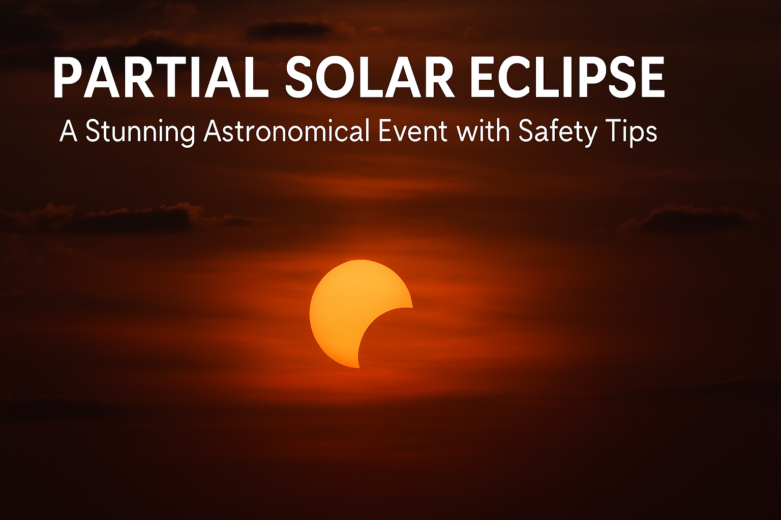 Partial Solar Eclipse: A Stunning Astronomical Event with Safety Tips Introduction